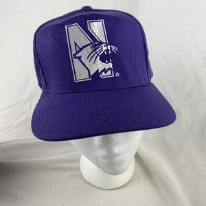 Starter Northwestern Wildcats Hat Battery Powered Eye Light Vintage UNTESTED
